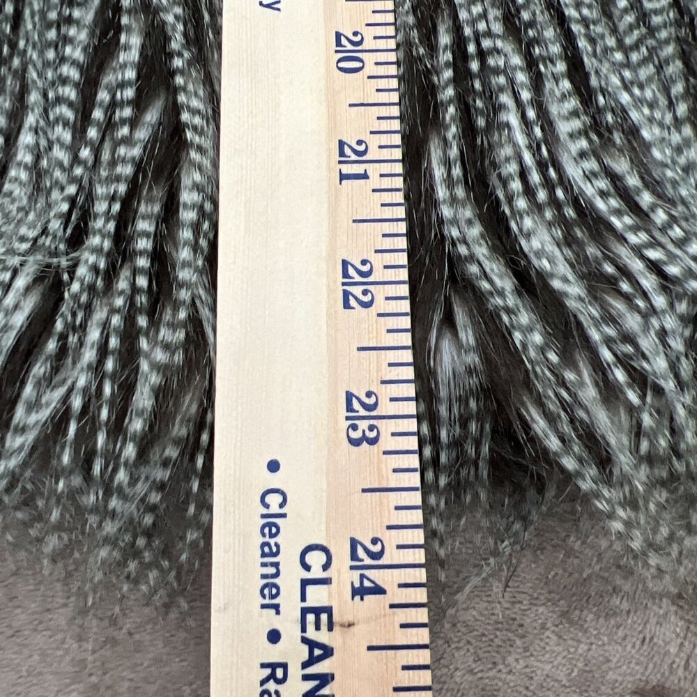 Max Edition Faux Feather Vest Womens Medium Brown White Hook Eye Closure *READ* - Picture 10 of 11
